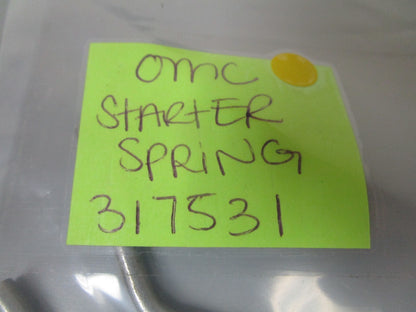 *NEW OEM* 0810 OMC Johnson Evinrude Starter Spring 317531 0317531
