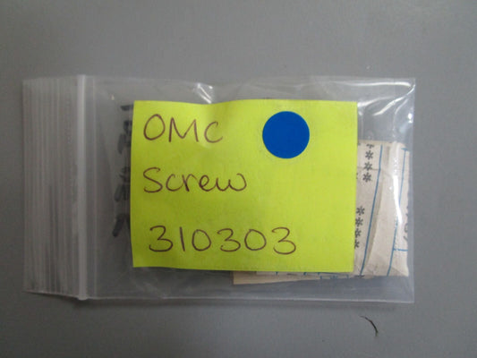 *NEW OEM* (LOT OF 5) 0770 OMC Johnson Evinrude Screw 310303 0310303