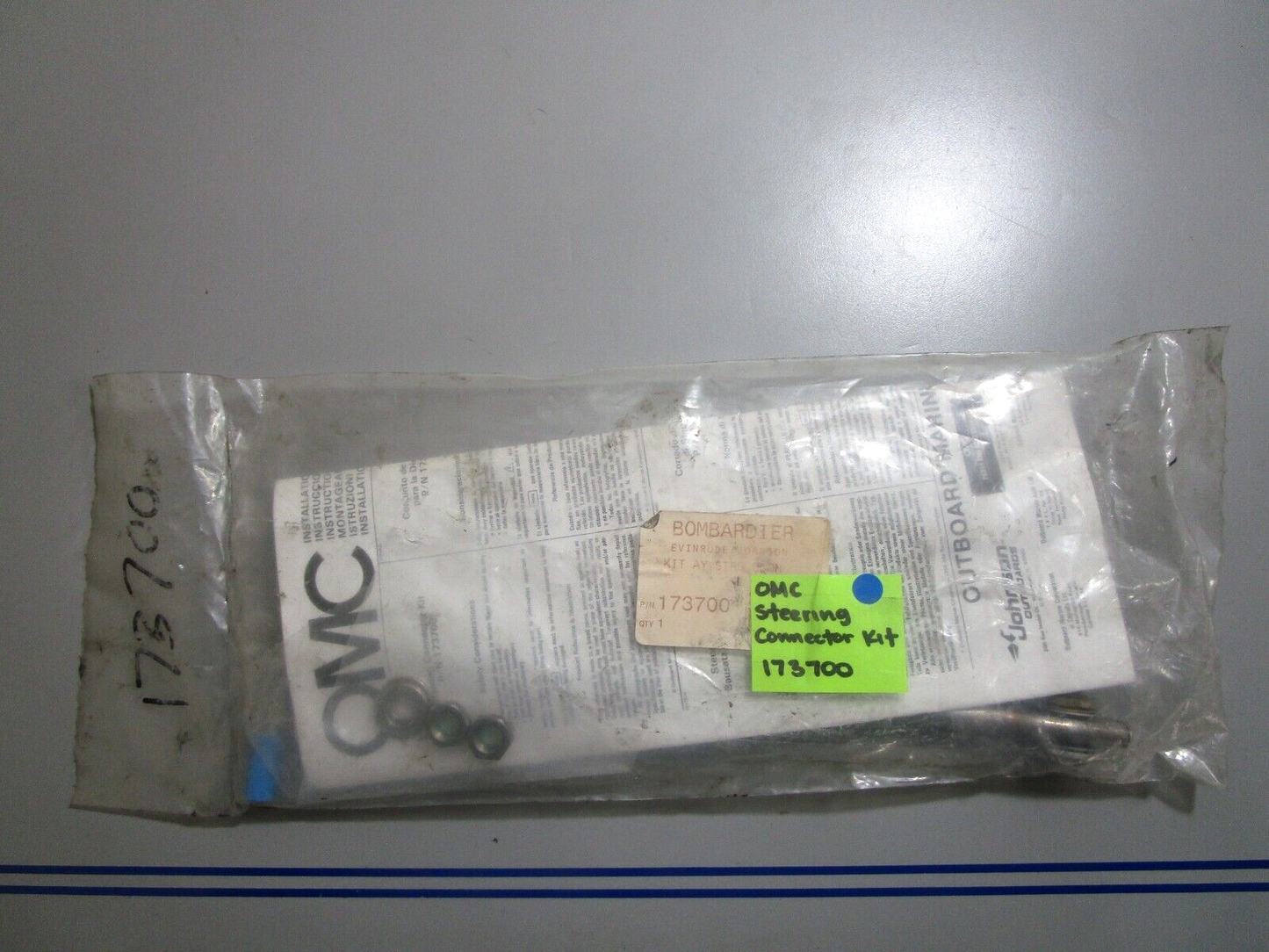 *NEW OEM* 0810 OMC Johnson Evinrude Steering Connector Kit 173700 0173700