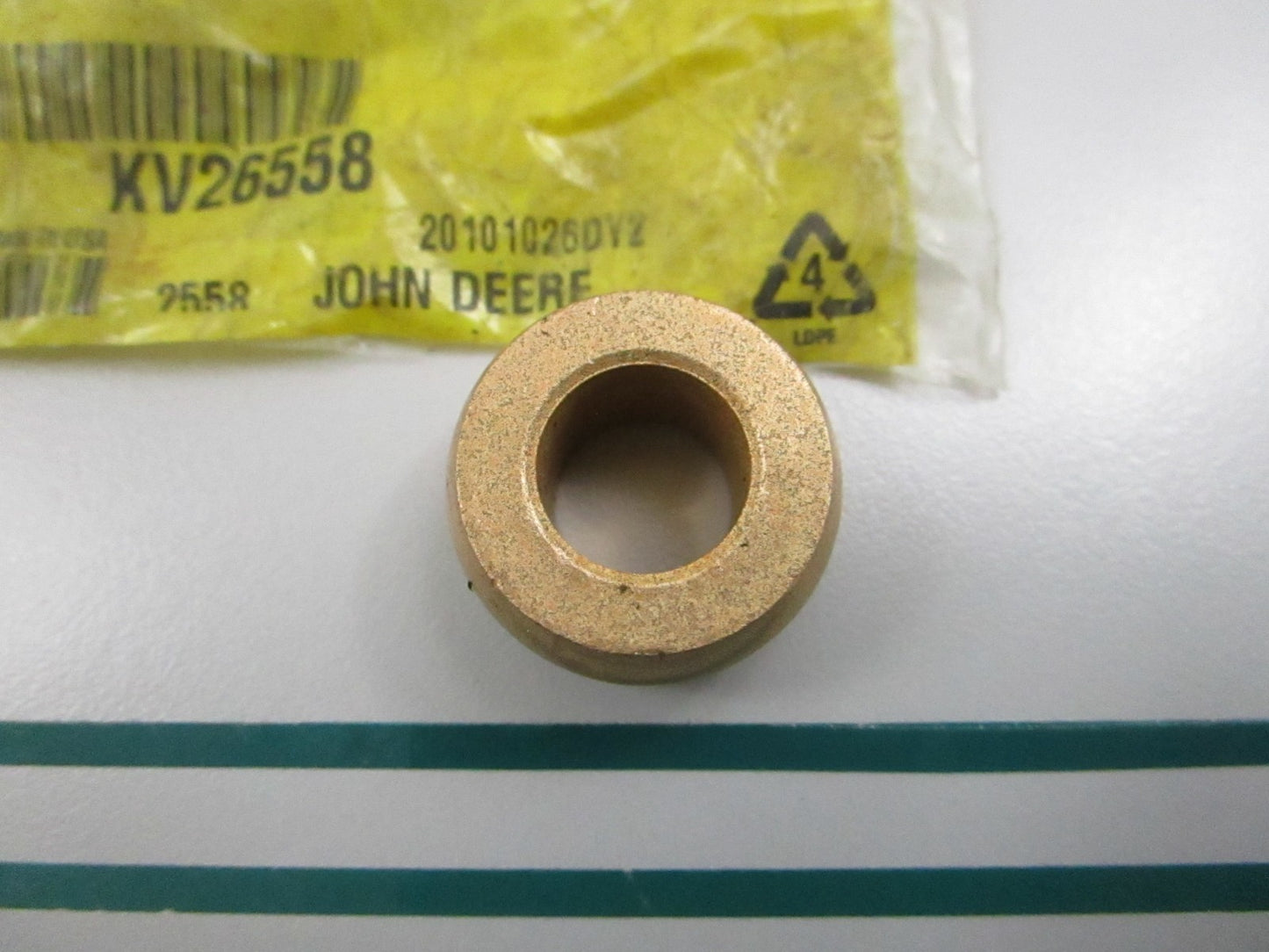 John Deere NEW OEM Bushing KV26558 240 250 260 313 317 318 320 323 Skid NOS 0810