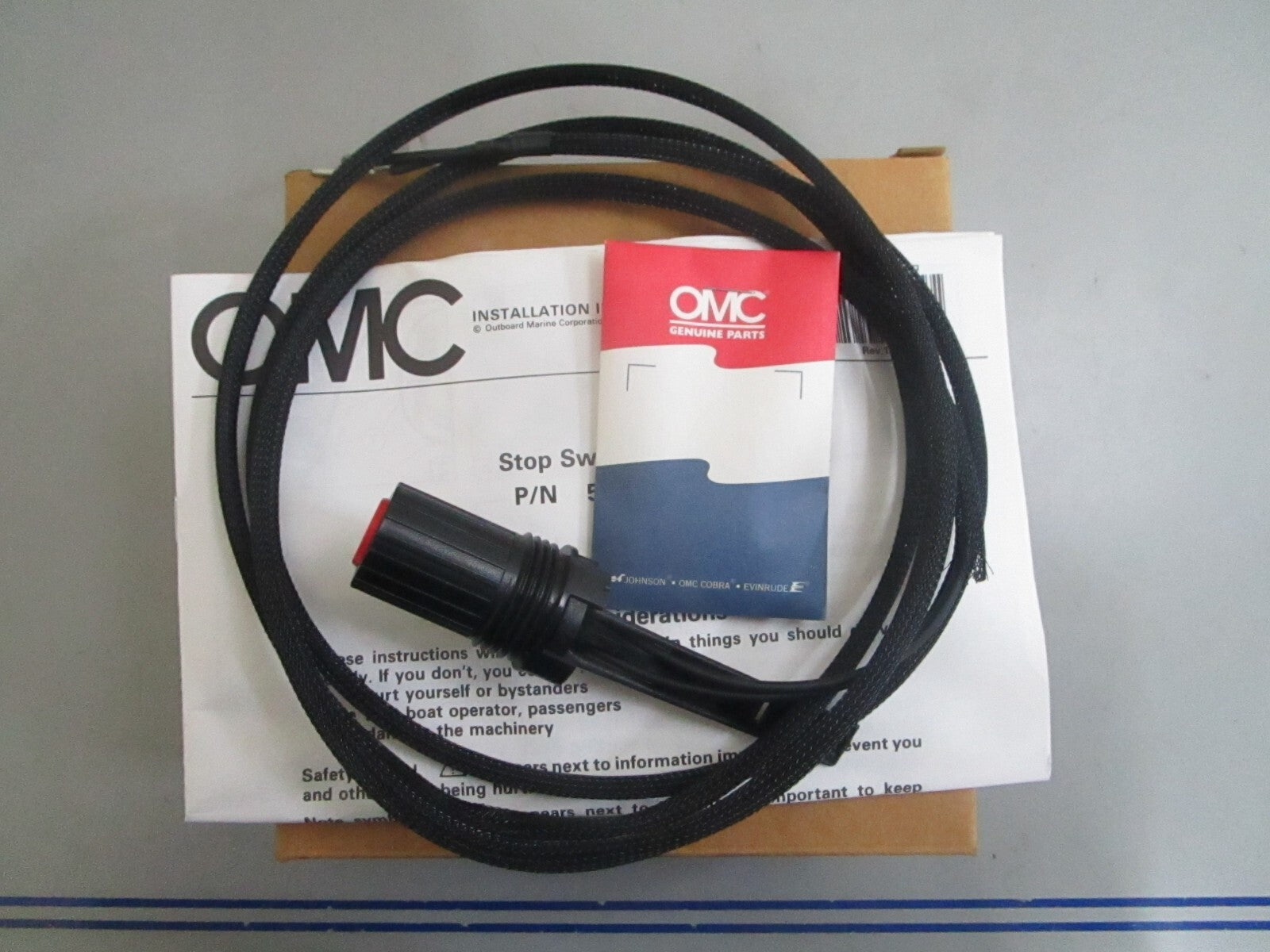 *NEW OEM* 0820 OMC Johnson Evinrude Idle Stop Switch Kit Ay 583975 0583975