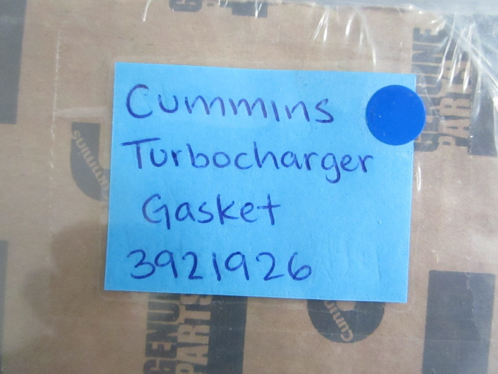 NEW OEM 3921926 Cummins Turbocharger Gasket 0820