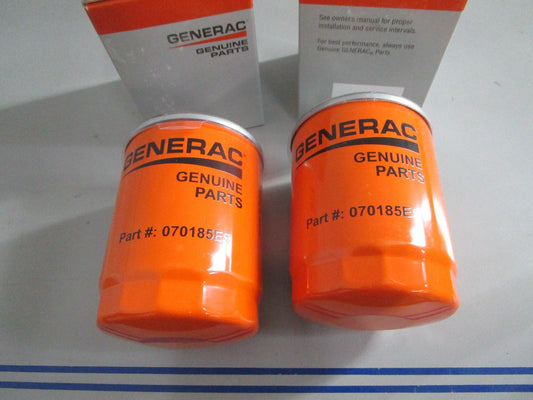 NEW OEM (LOT OF 2) 070185ES Generac Oil Filter 0820