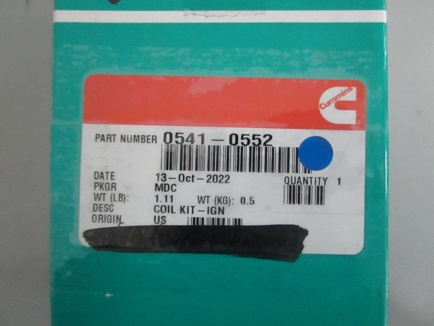 *NEW OEM* 0820 Onan Cummins Ignition Coil Kit 0541-0552