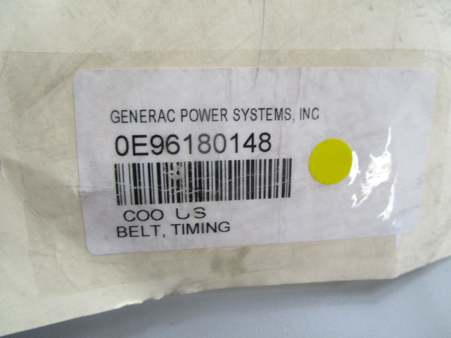 *NEW OEM* 0820 Generac Timing Belt 0E96180148