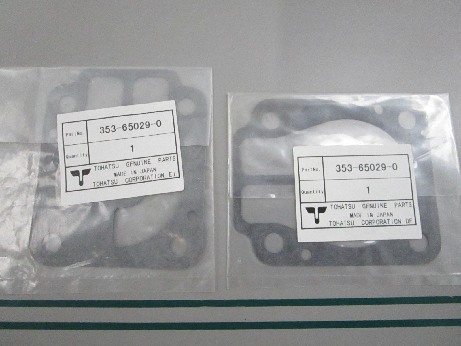 NEW OEM (LOT OF 2) 353-65029-0 353650290 Tohatsu Gasket 0810
