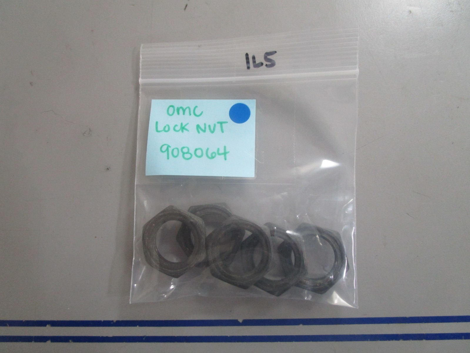 *NEW OEM* (LOT OF 5) 0770 OMC Johnson Evinrude Lock Nut 908064 0908064