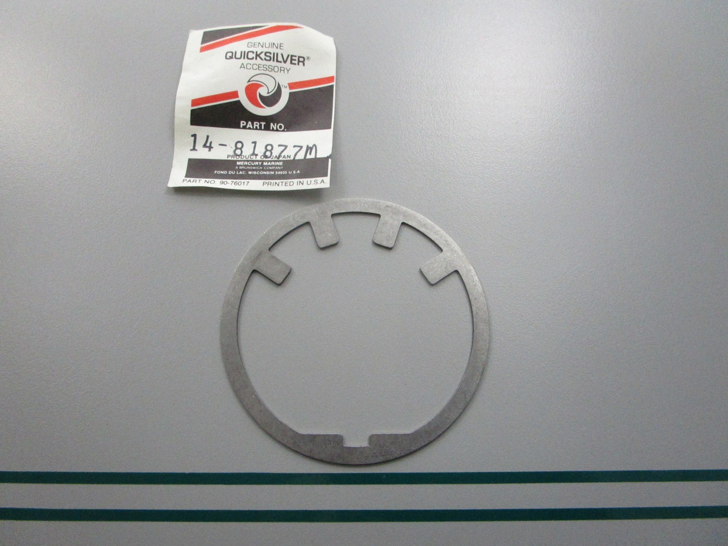 NEW OEM 14-81877M Mercury Quicksilver Tab Washer 0810