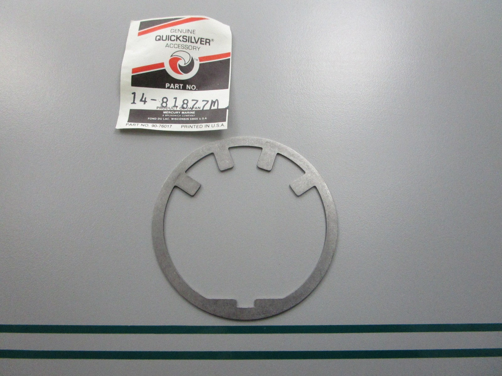 NEW OEM 14-81877M Mercury Quicksilver Tab Washer 0810