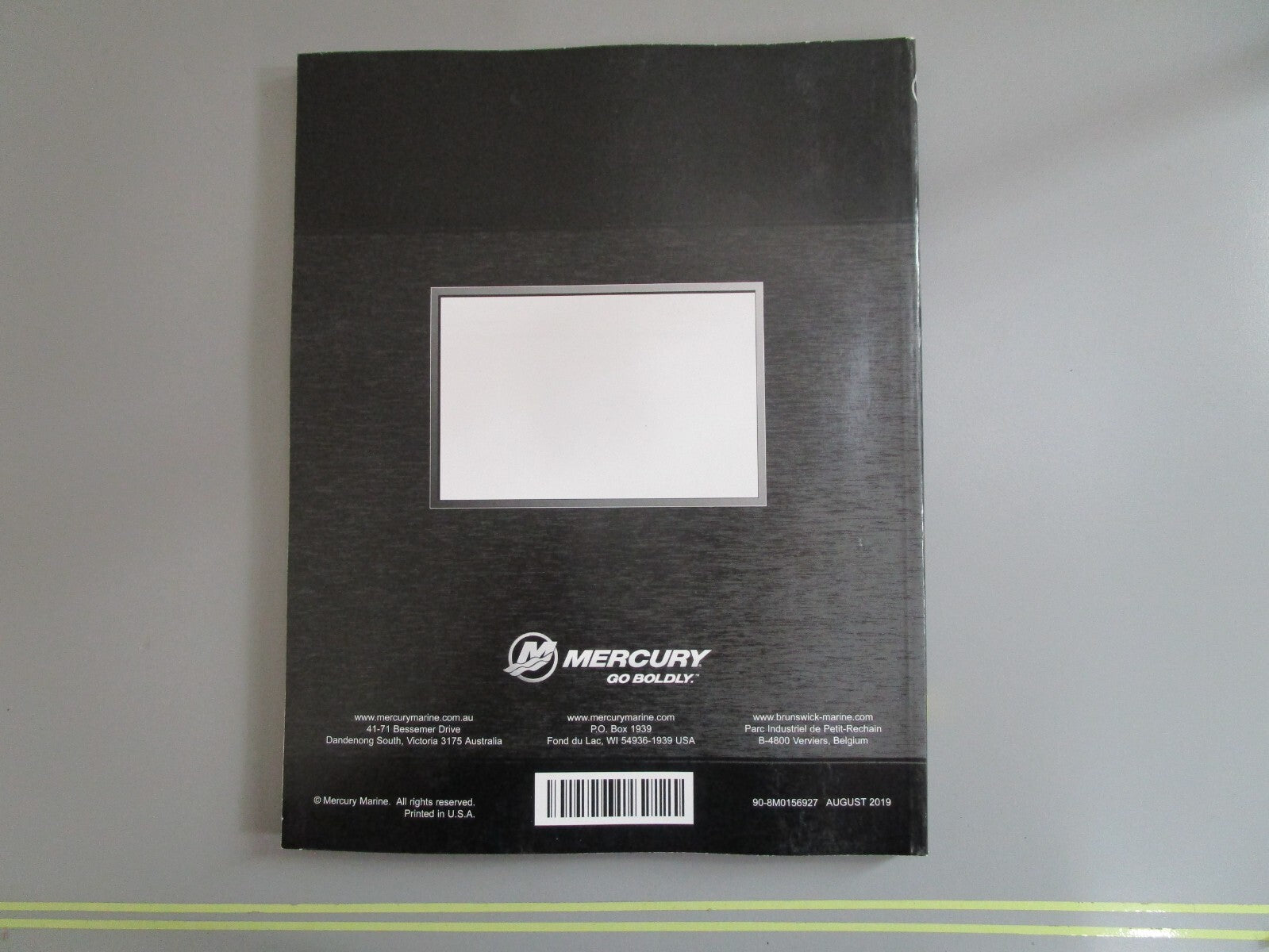 *NEW OEM* 0820 Mercury Quicksilver 5HP LPG Outboard Service Manual 90-8M0156927