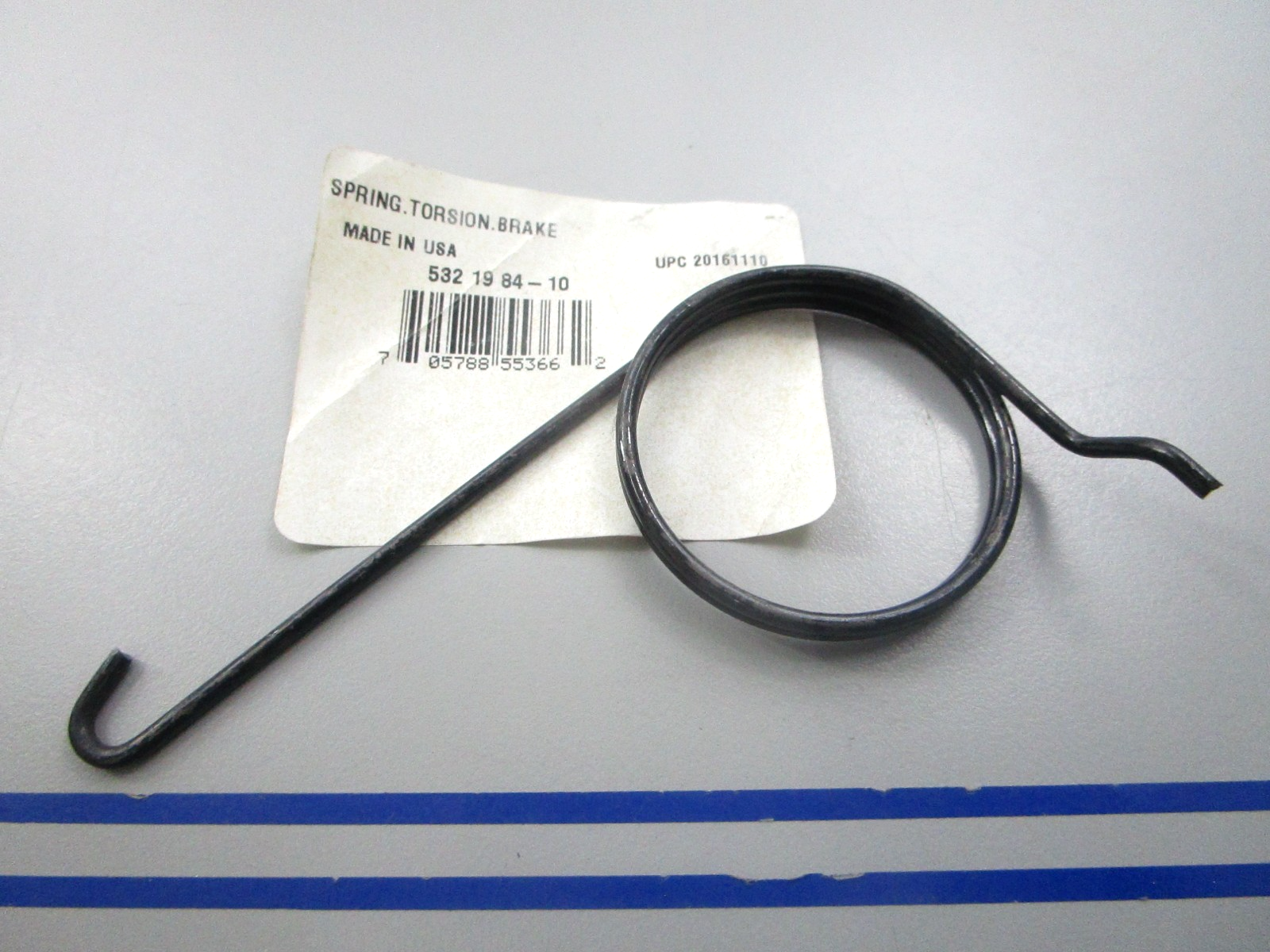 NEW OEM 532198410 Husqvarna Torsion Spring 0810