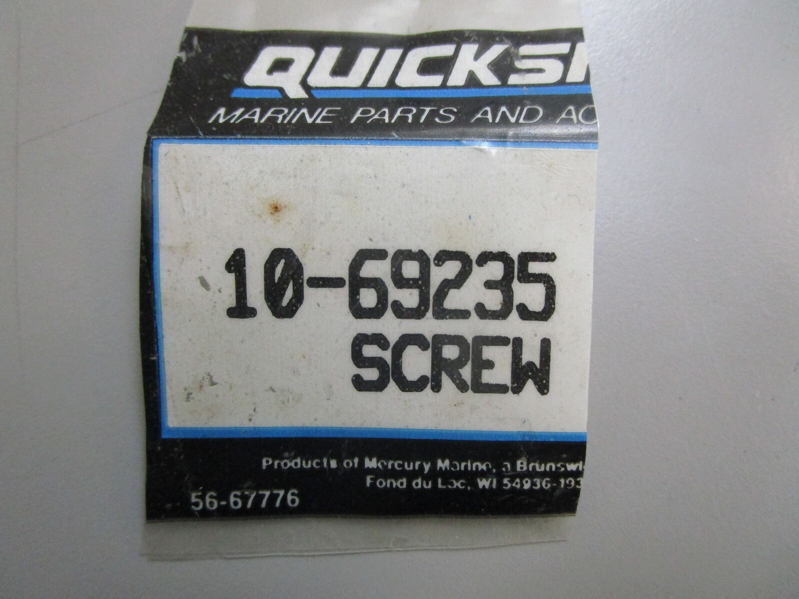 *NEW OEM* (LOT OF 2) 0770 Mercury Quicksilver Screw 10-69235