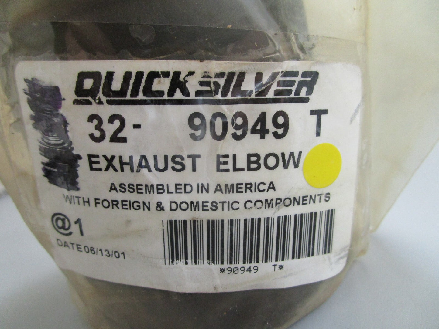 *NEW OEM* 0820 Mercury Quicksilver Exhaust Elbow 32-90949T