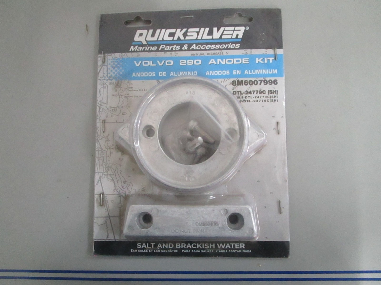 NEW OEM 8M6007996 Mercury Quicksilver Anode Kit 0820
