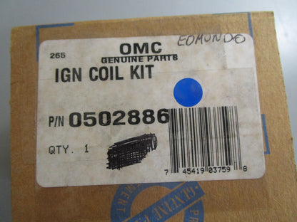 *NEW OEM* 0820 OMC Johnson Evinrude Ignition Coil Kit 502886 0502886