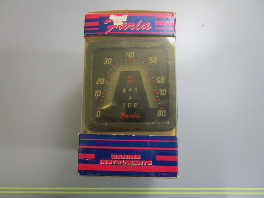 *NEW* 0820 Bayliner Faria 0-8000 RPM Tachometer TU-8