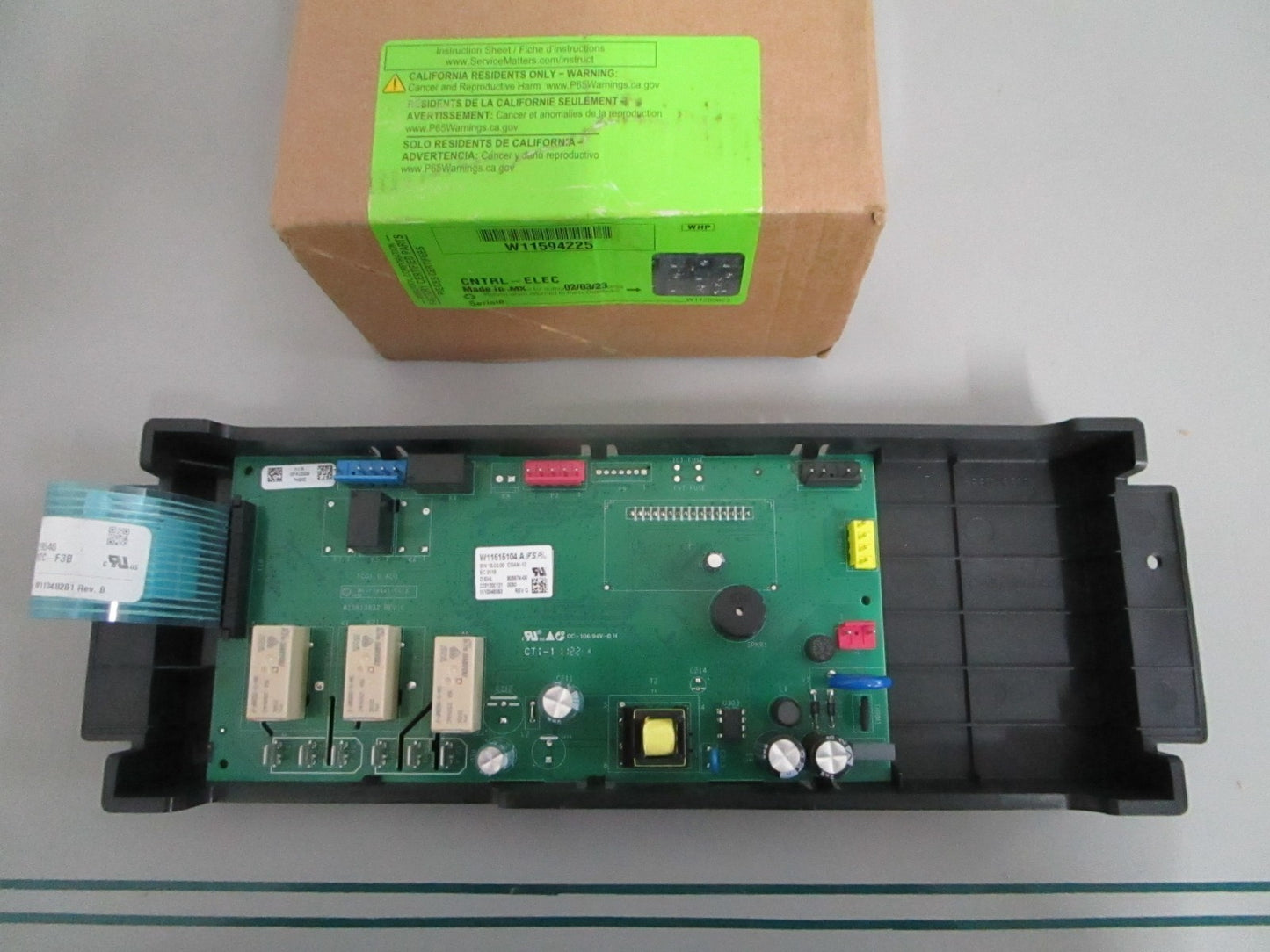 Whirlpool NEW OEM Oven Control Board W11594225 NOS Genuine Factory Part 0820