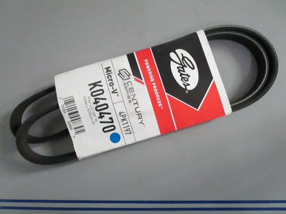 NEW K040470 Gates Century Series Micro-V Serpentine Belt 0820