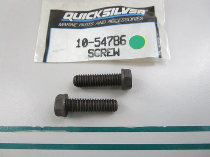NEW OEM (LOT OF 2) 10-54786 Mercury Quicksilver Screw 0810