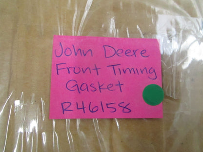 John Deere NEW OEM Timing Cover Gasket R46158 6404T 6404A 0810