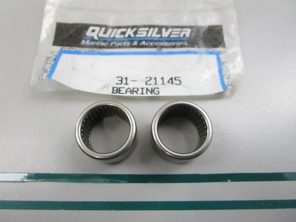 Mercury Quicksilver NEW OEM Roller Bearing 31-21145 40HP 4HP (LOT OF 2) 0810