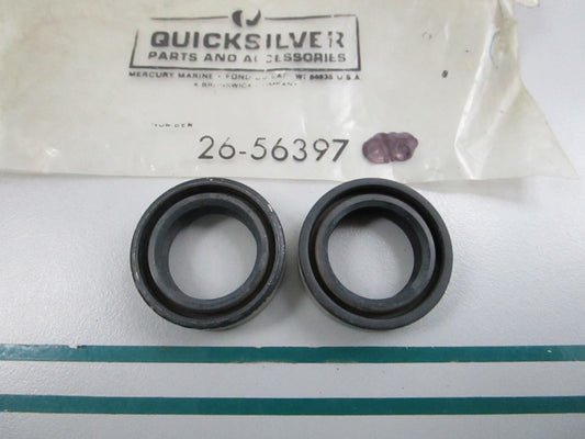 NEW OEM (LOT OF 2) 26-56397 Mercury Quicksilver Oil Seal 0810