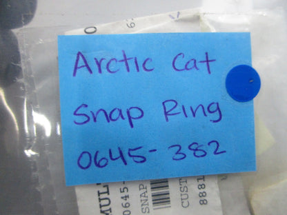 NEW OEM (LOT OF 2) 0645-382 Arctic Cat Snap Ring 0810