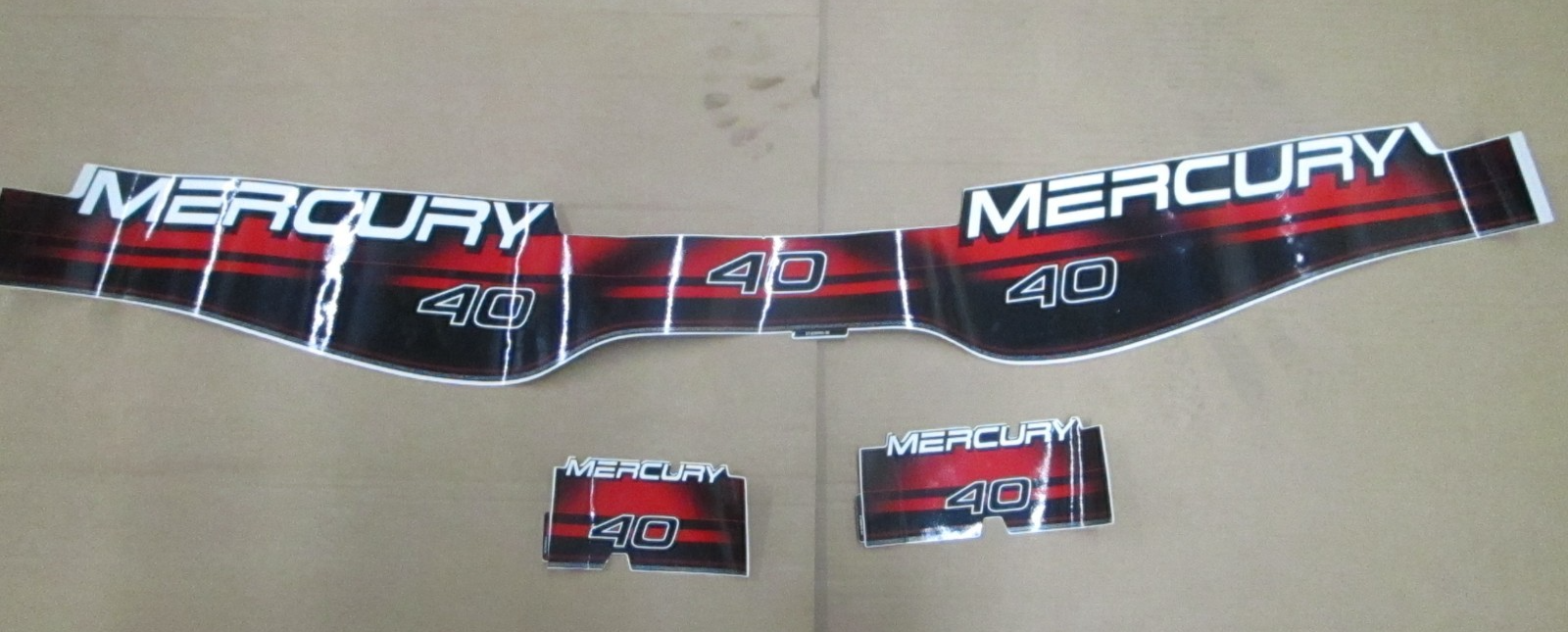 NEW OEM Mercury 37-830163A97 40hp Decal Set 0720