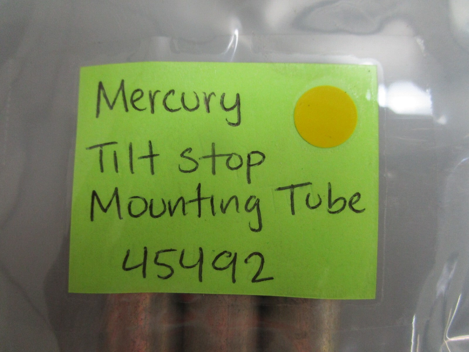 *NEW OEM* 0810 Mercury Quicksilver Tilt Stop Mounting Tube 45492