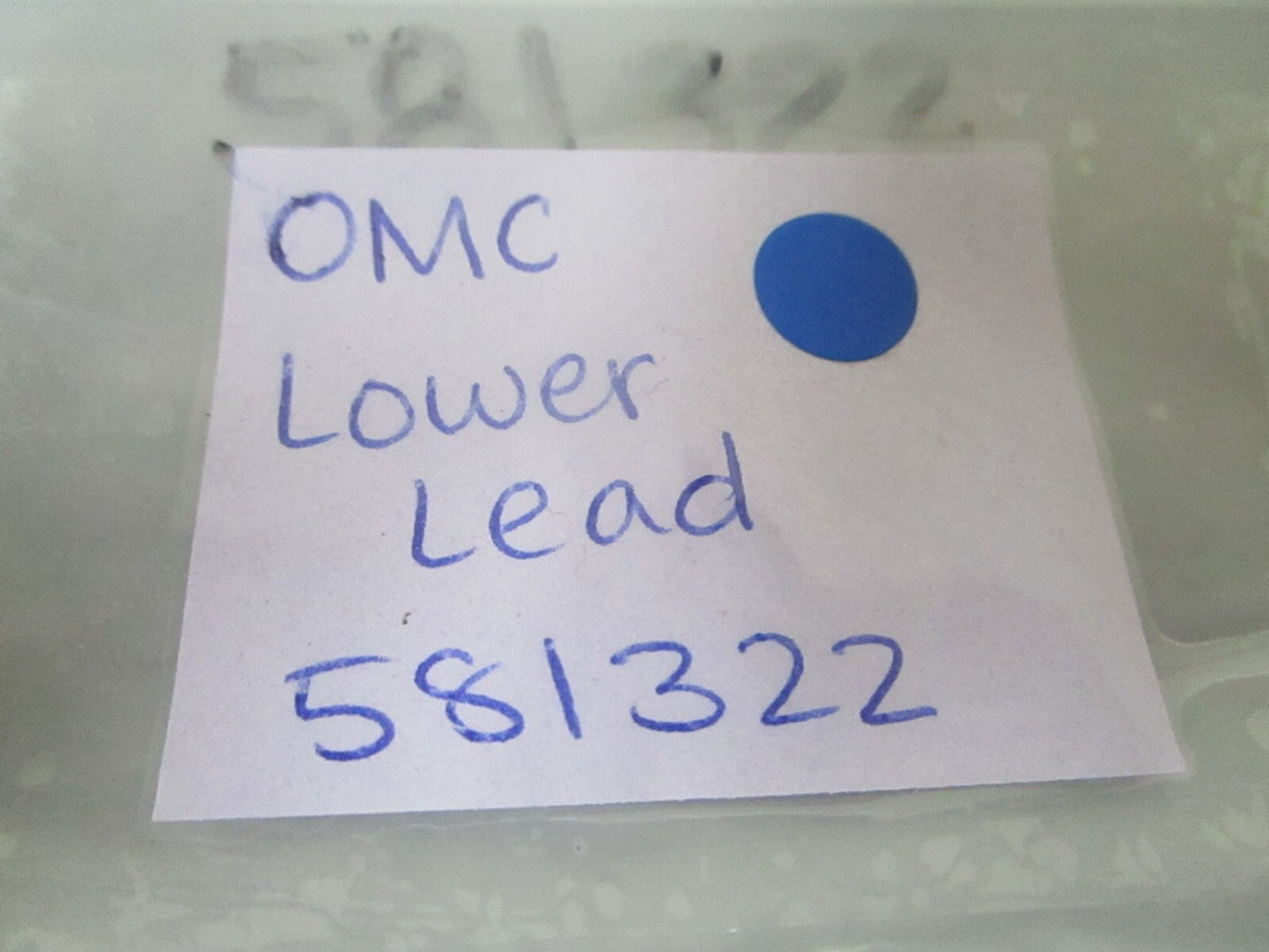 *NEW OEM* 0810 OMC Johnson Evinrude Lower Lead 581322 0581322