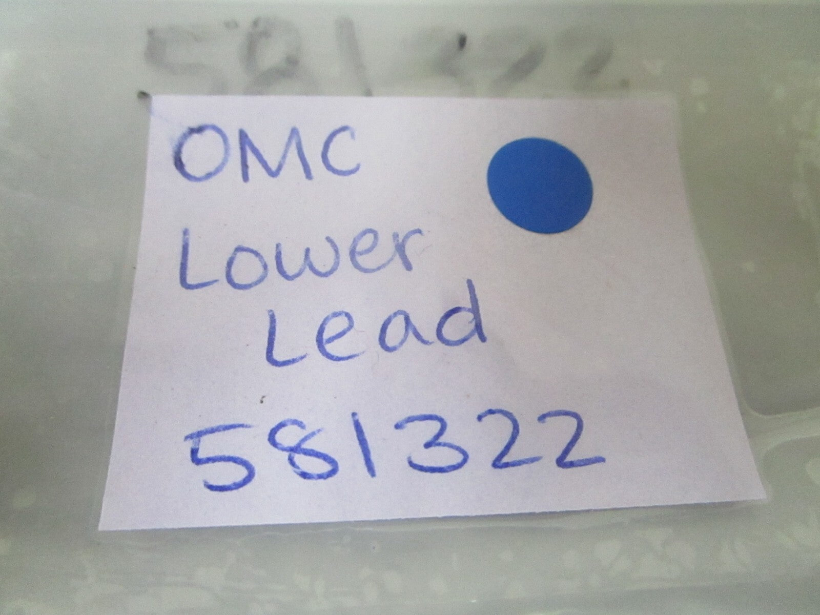 *NEW OEM* 0810 OMC Johnson Evinrude Lower Lead 581322 0581322