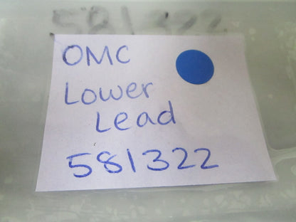 *NEW OEM* 0810 OMC Johnson Evinrude Lower Lead 581322 0581322