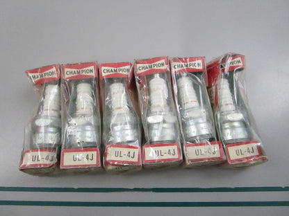 NEW (LOT OF 6) UL-4J Champion Spark Plug 0810