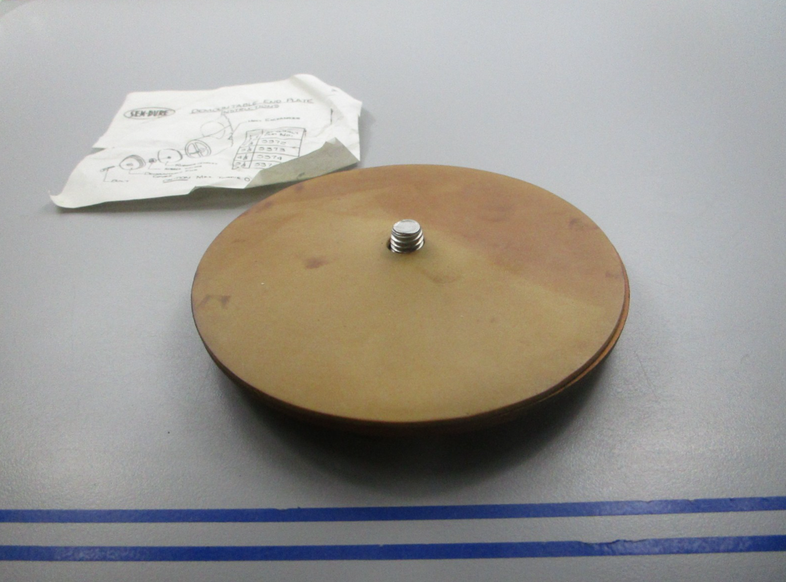 NEW 32877 Sen-Dure Heat Exchanger End Plate 0810