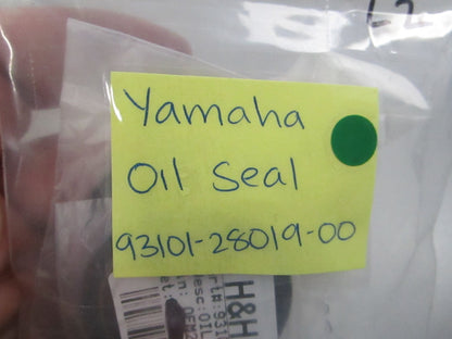 NEW OEM (LOT OF 2) 93101-28019-00 Yamaha Oil Seal 0810