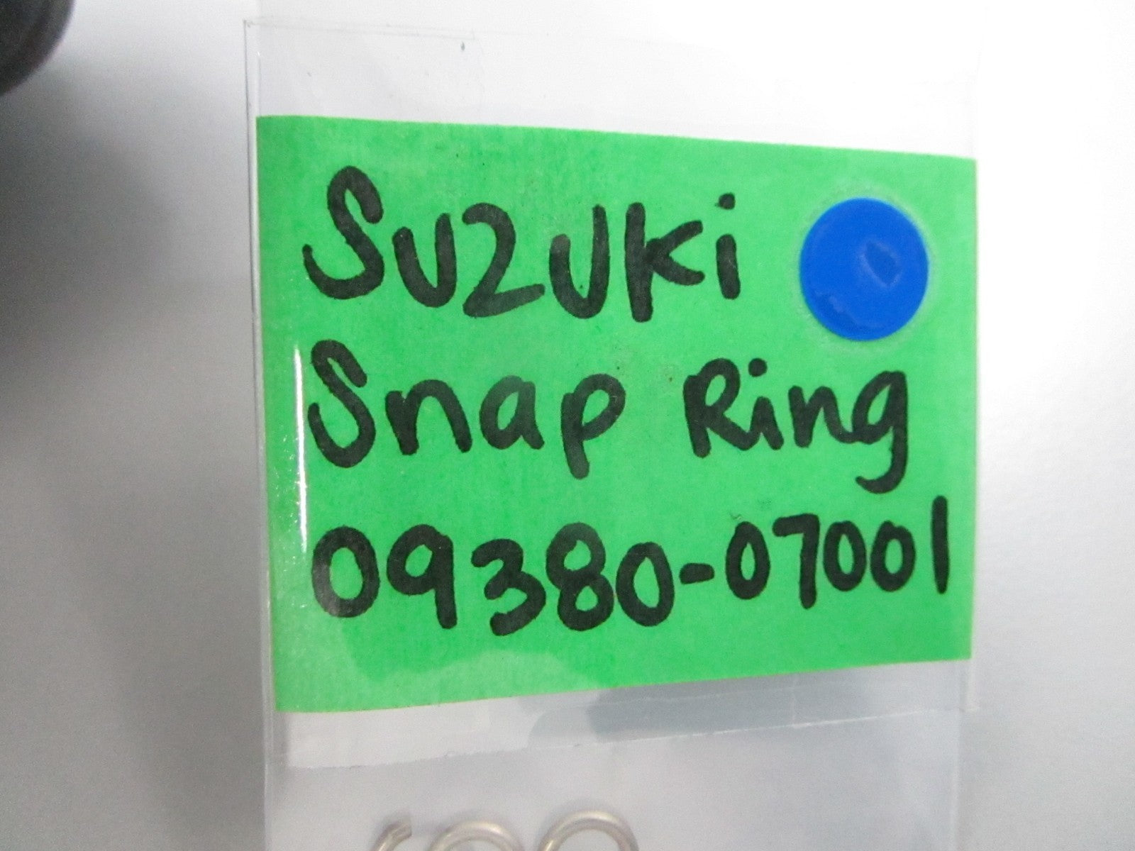 NEW OEM (LOT OF 3) 09380-07001 Suzuki Snap Ring 0810