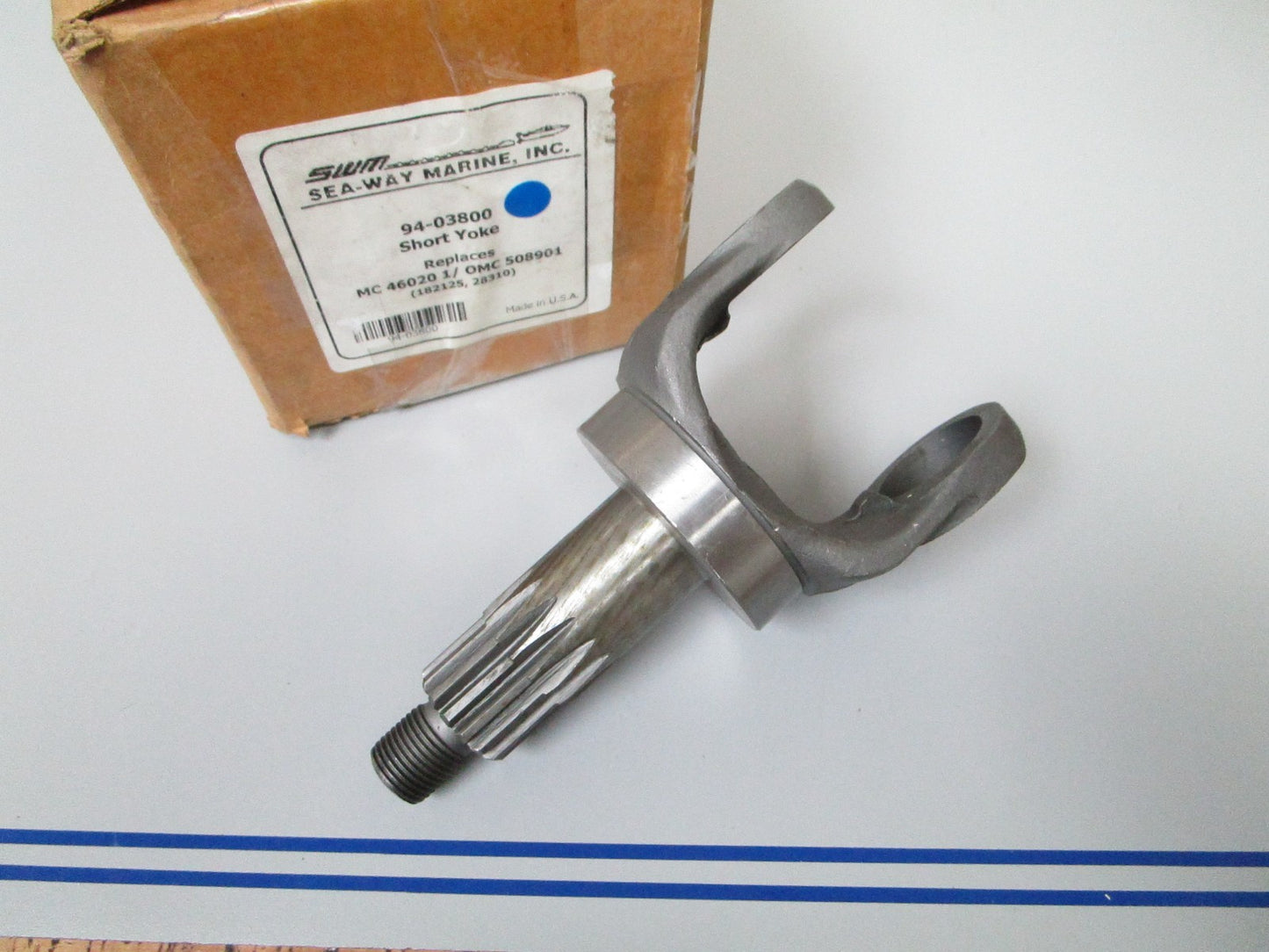 NEW 94-03800 Replaces: Mercury 46020 1 OMC 508901 Seaway Marine Short Yoke 0720