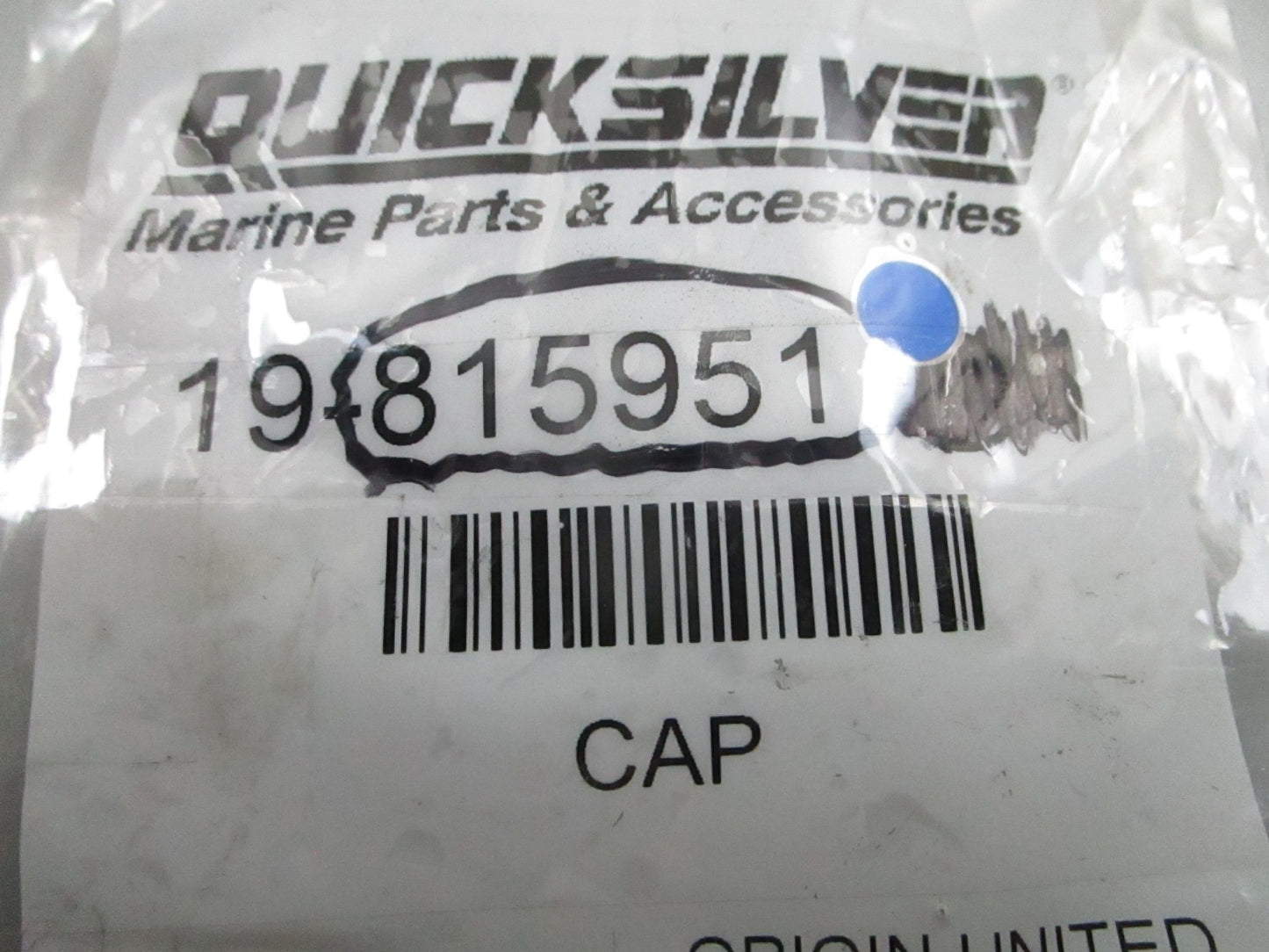*NEW OEM* 0810 Mercury Quicksilver Cap 19-815951 815951