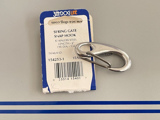 *NEW* 0810 Sea-Dog Spring Gate Snap Hook 154250-1