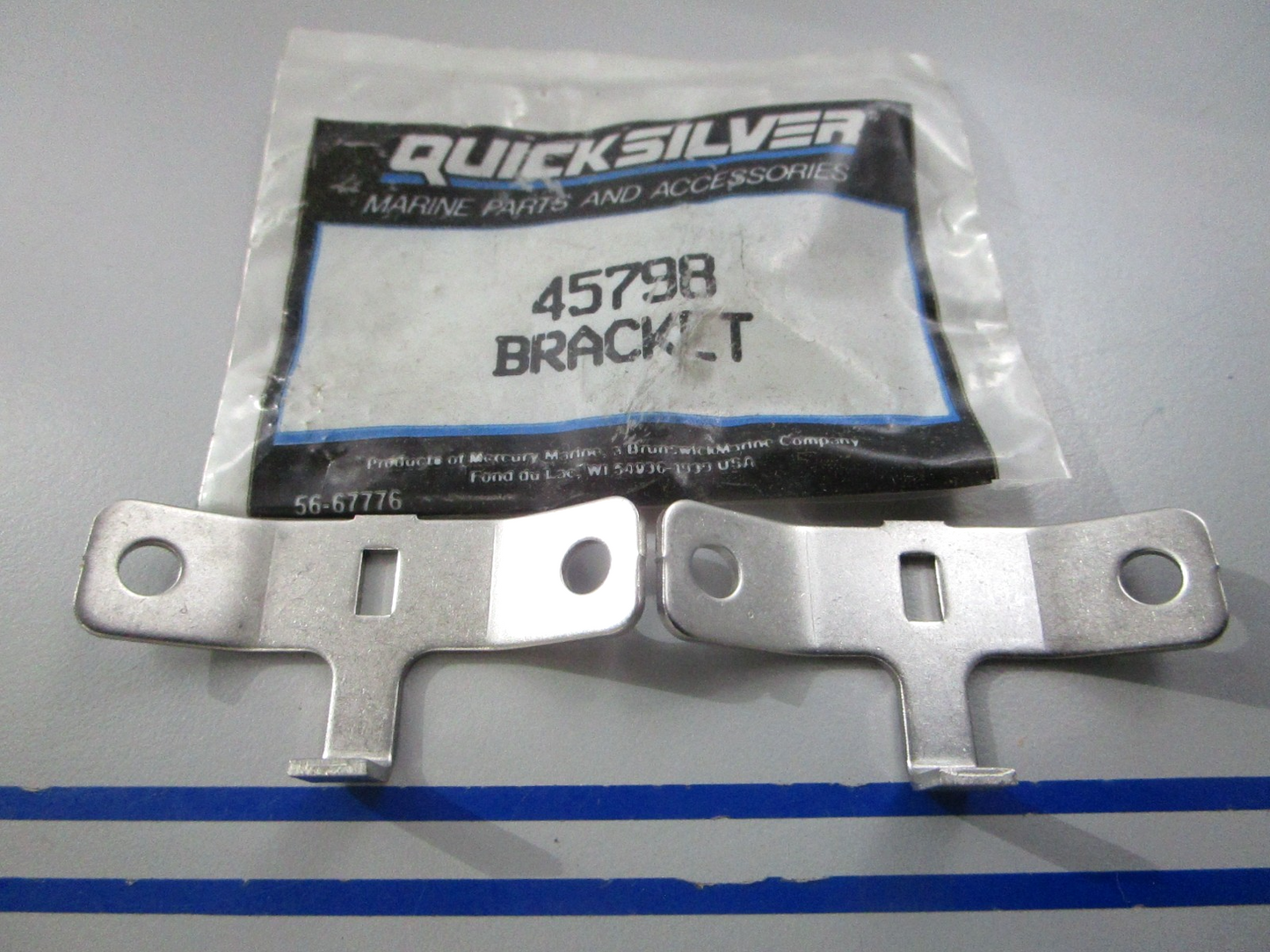 NEW OEM (LOT OF 2) 45798 Mercury Quicksilver Bracket 0810