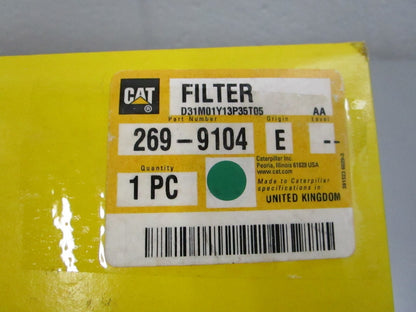 CAT NEW OEM Engine Air Filter Primary 269-9104 Std Efficiency NOS Part 0810