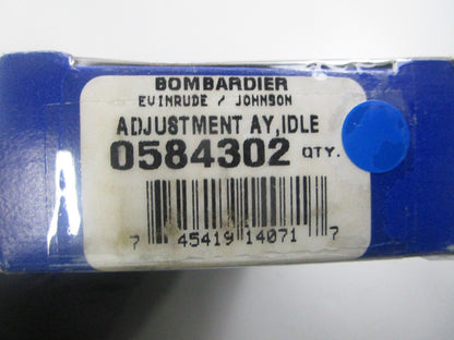 *NEW OEM* 0810 OMC Johnson Evinrude Idle Adjustment Assembly 584302 0584302