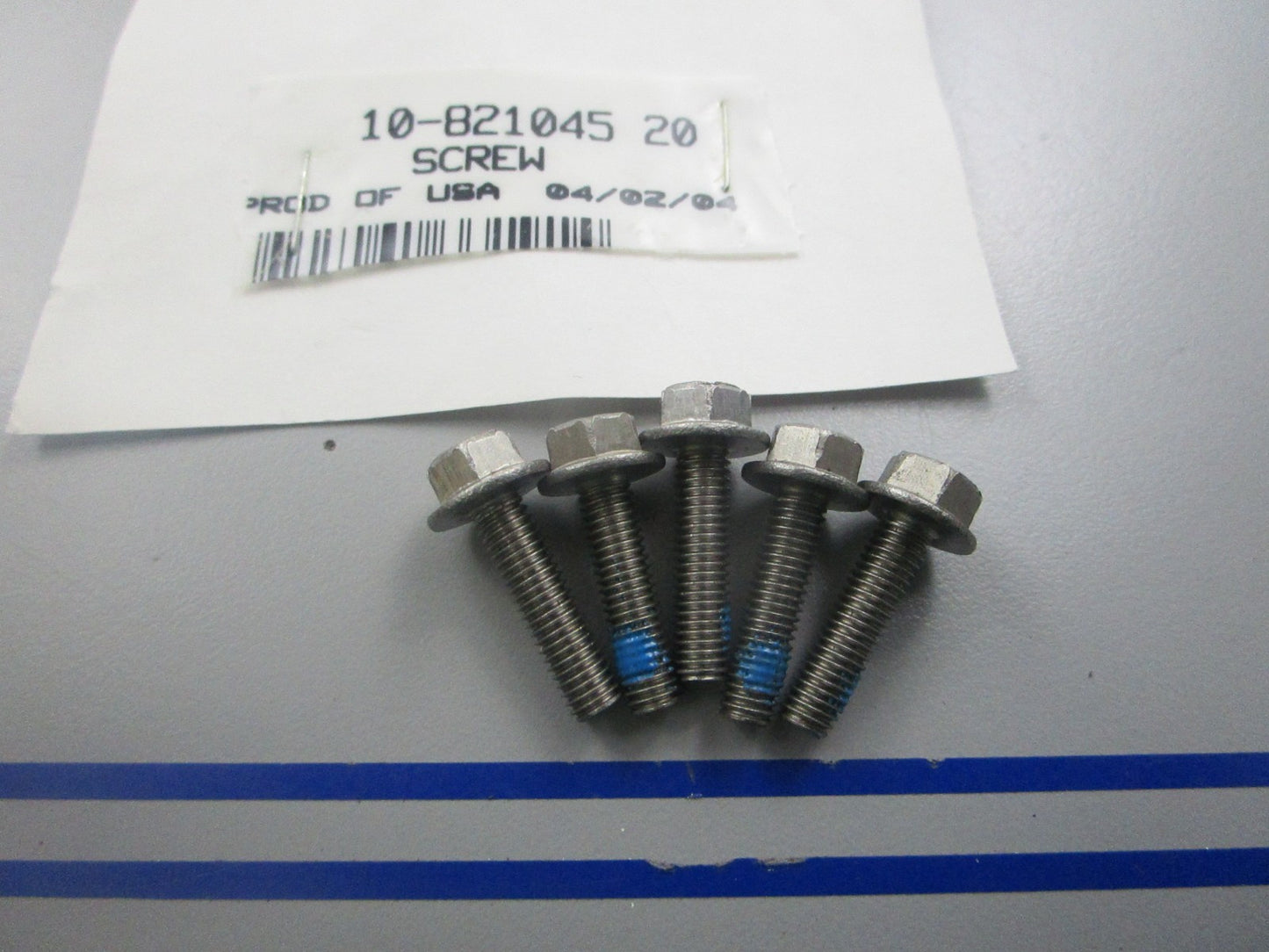 *NEW OEM* (LOT OF 5) 0810 Mercury Quicksilver Screw 10-821045 20