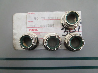 NEW OEM (LOT OF 4) 3853329 Volvo Penta Nut 0820