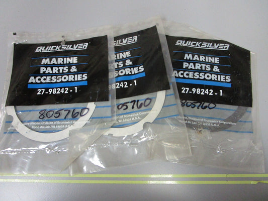 *NEW OEM* (LOT OF 3) 0810 Mercury Quicksilver Gasket 27-98242-1