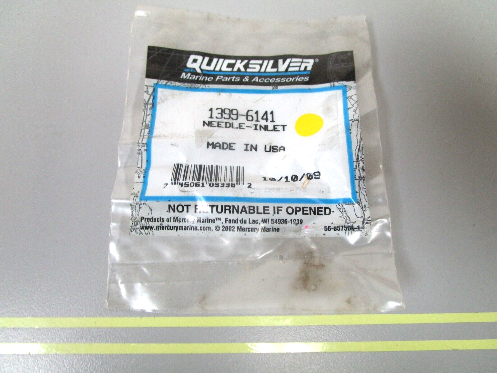 *NEW OEM* 0750 Mercury Quicksilver  NEEDLE-INLET 1399-6141