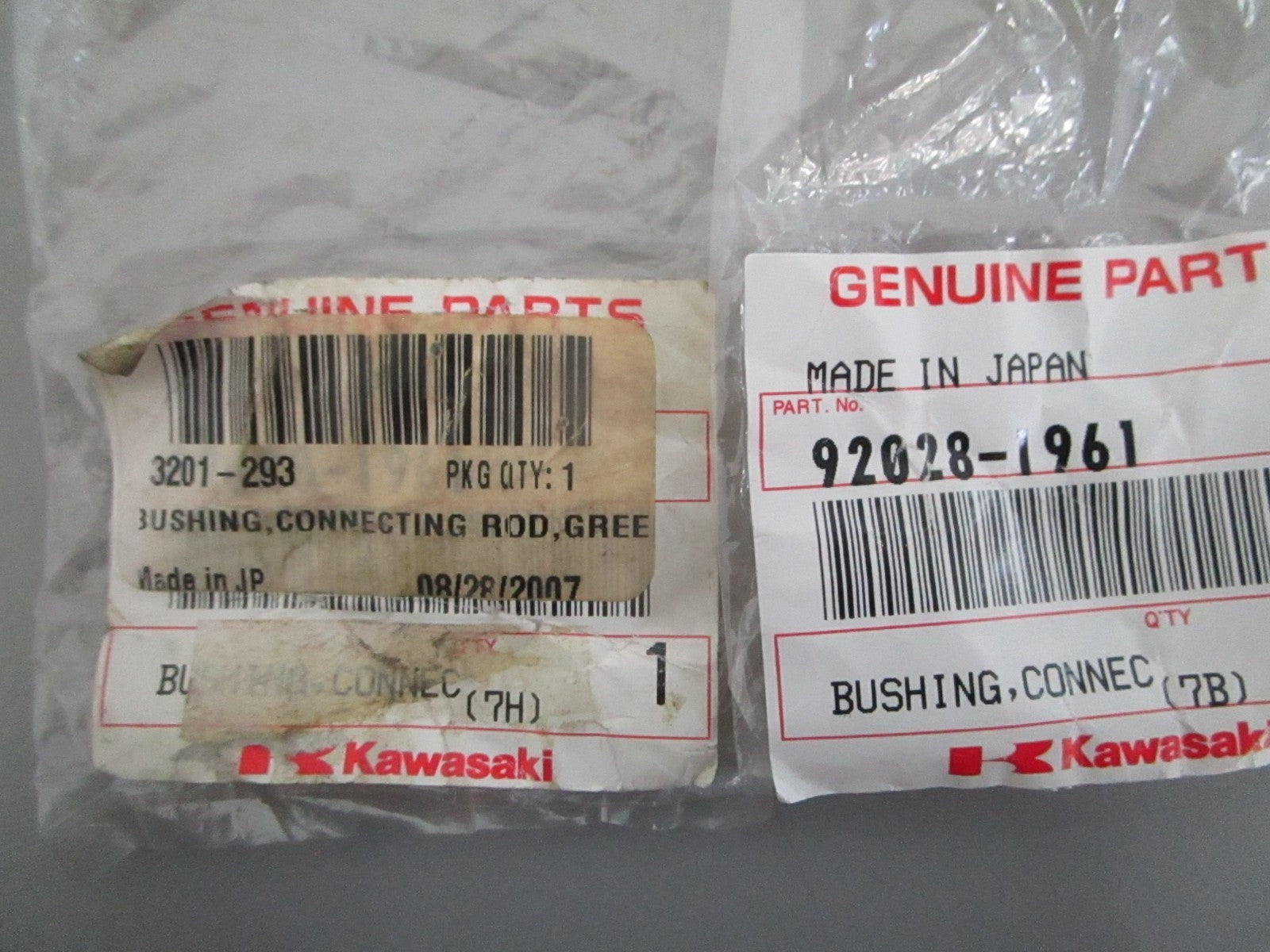 NEW OEM (LOT OF 3) 3201-293 92028-1961 Arctic Cat Kawasaki Bushing 0820
