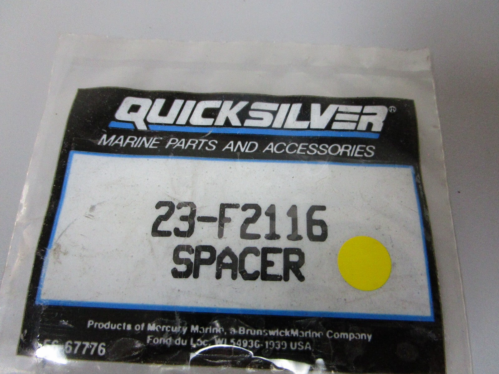 *NEW OEM* 0810 Mercury Quicksilver Spacer 23-F2116