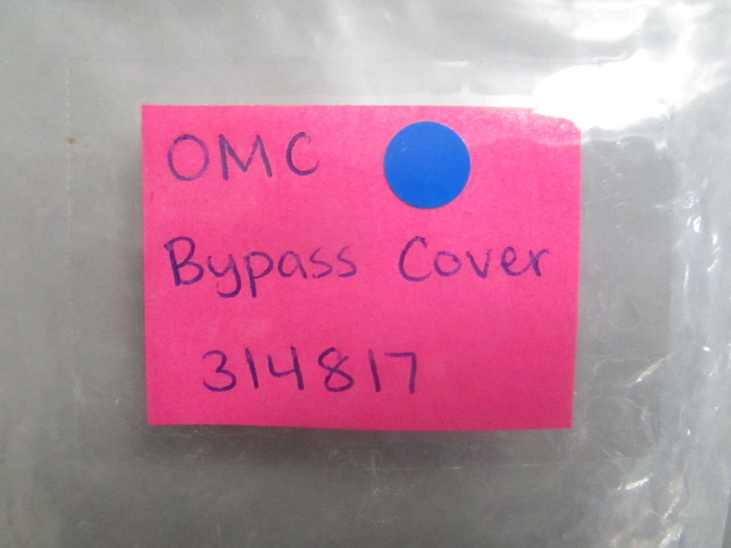 *NEW OEM* 0820 OMC Johnson Evinrude Bypass Cover 314817 0314817