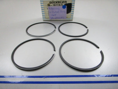 *NEW OEM* 0810 Mercury Quicksilver 4 Piston Ring Set 39-19721A6